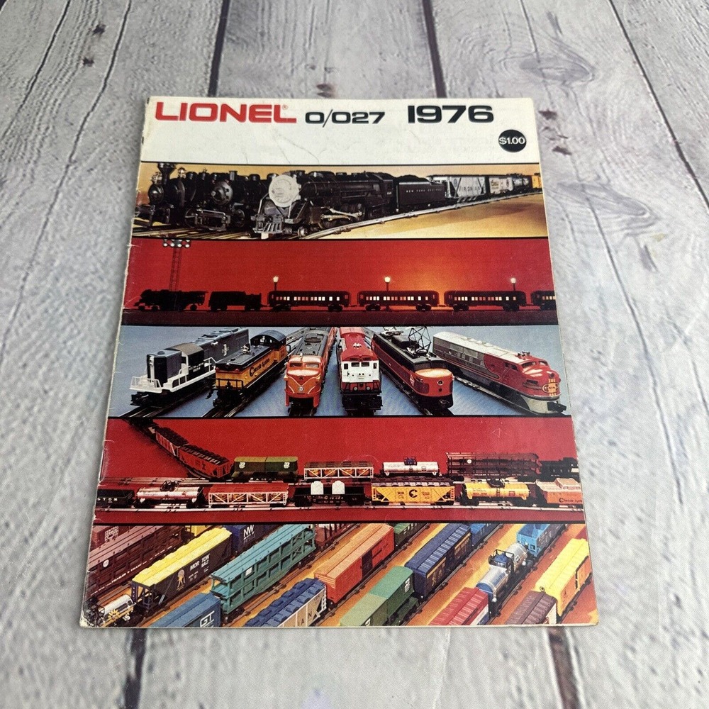 1976 Lionel 0/027 Train Catalog‎ Nice Johnny Cash TV Ad On Back